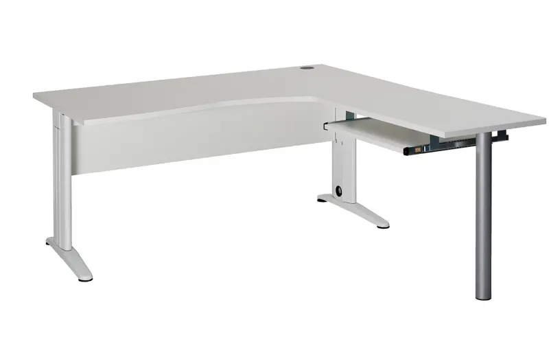 BUREAU + RET. INTEGRE OPTION PORTE CLAVIER