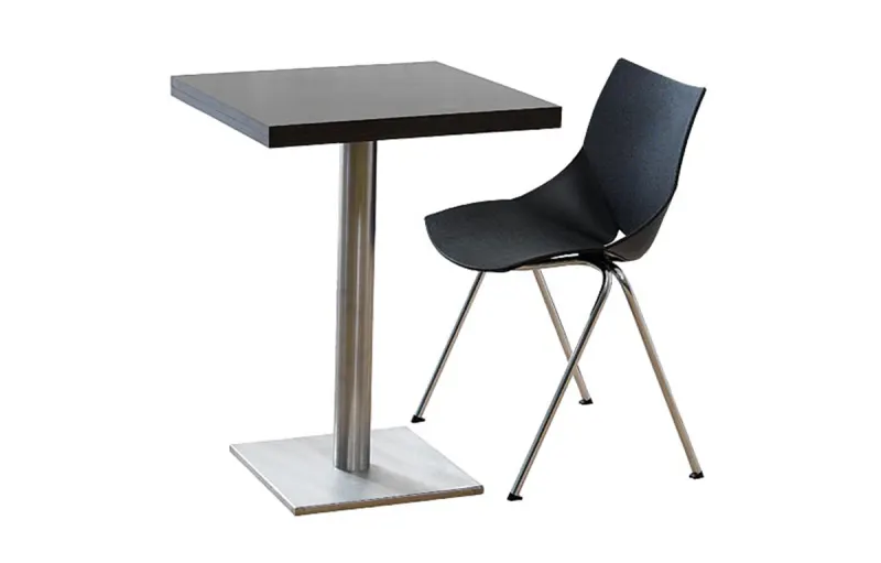 TABLE INOX CARRÉE