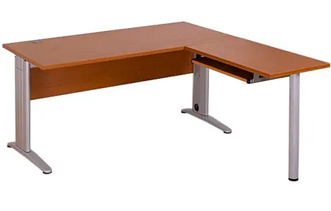 BUREAU DYNAMIC + RET. INTEGRE OPTION PORTE CLAVIER