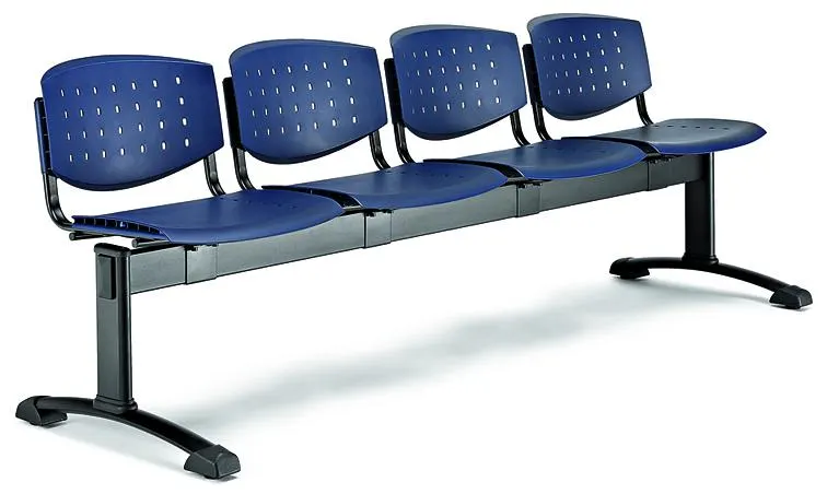 CHAISE JUM LAYER A 4 PLACES AVEC SOCLE ITALIEN